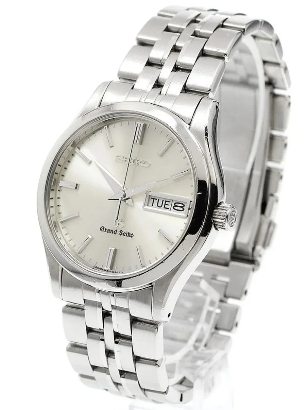 SEIKO Grand Seiko SBGT015/9F83-0AB0 Day date Silver Dial Quartz Men's_967715